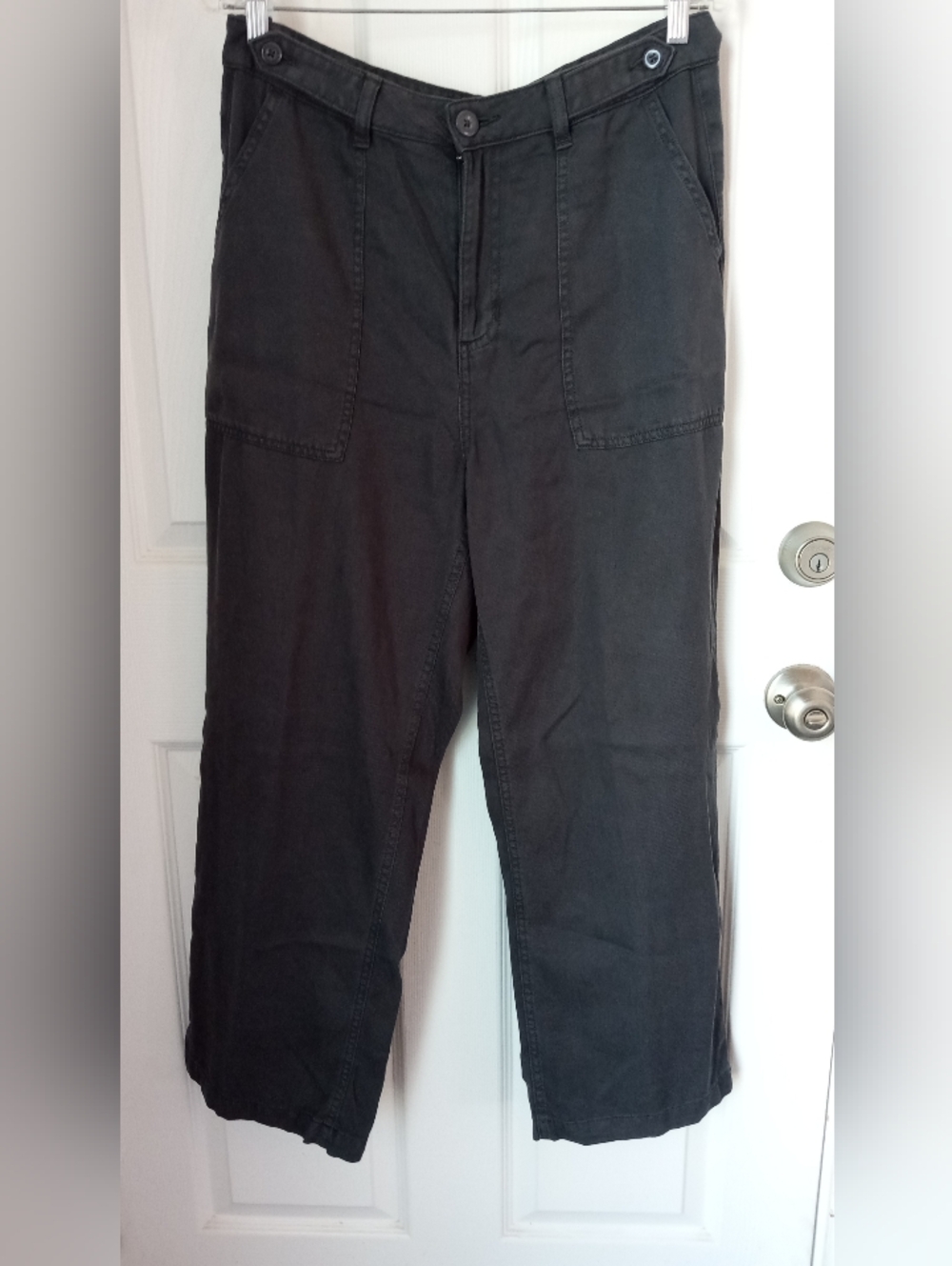 Sonoma Men's Black Chino-Style Utility Pants